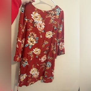 Midi floral dress